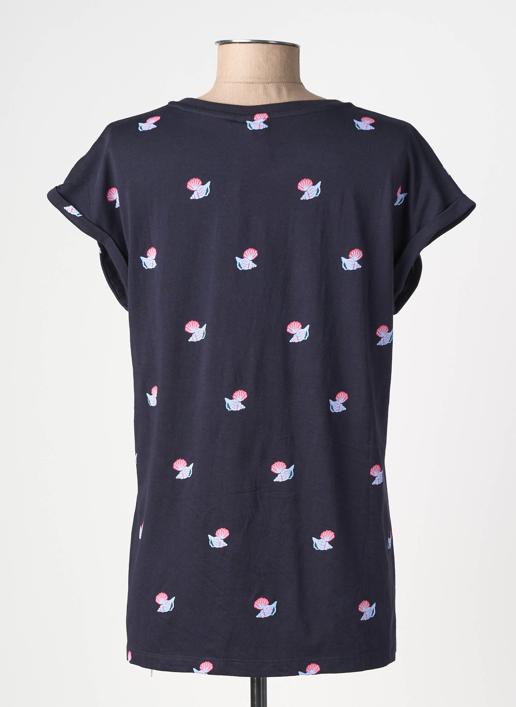 T-shirt stretch manches courtes bleu RAGWEAR femme