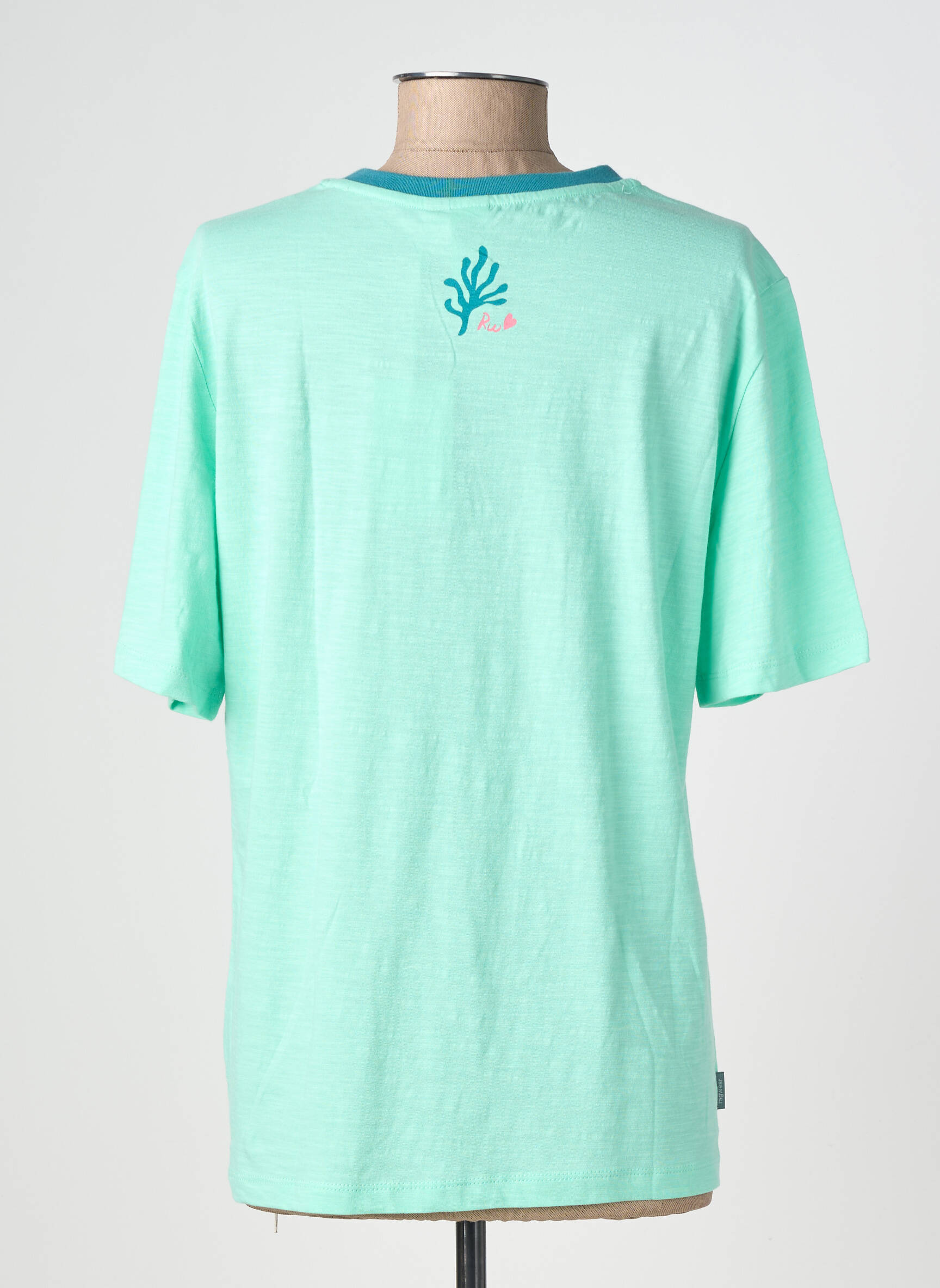 T-shirt stretch manches courtes vert RAGWEAR femme