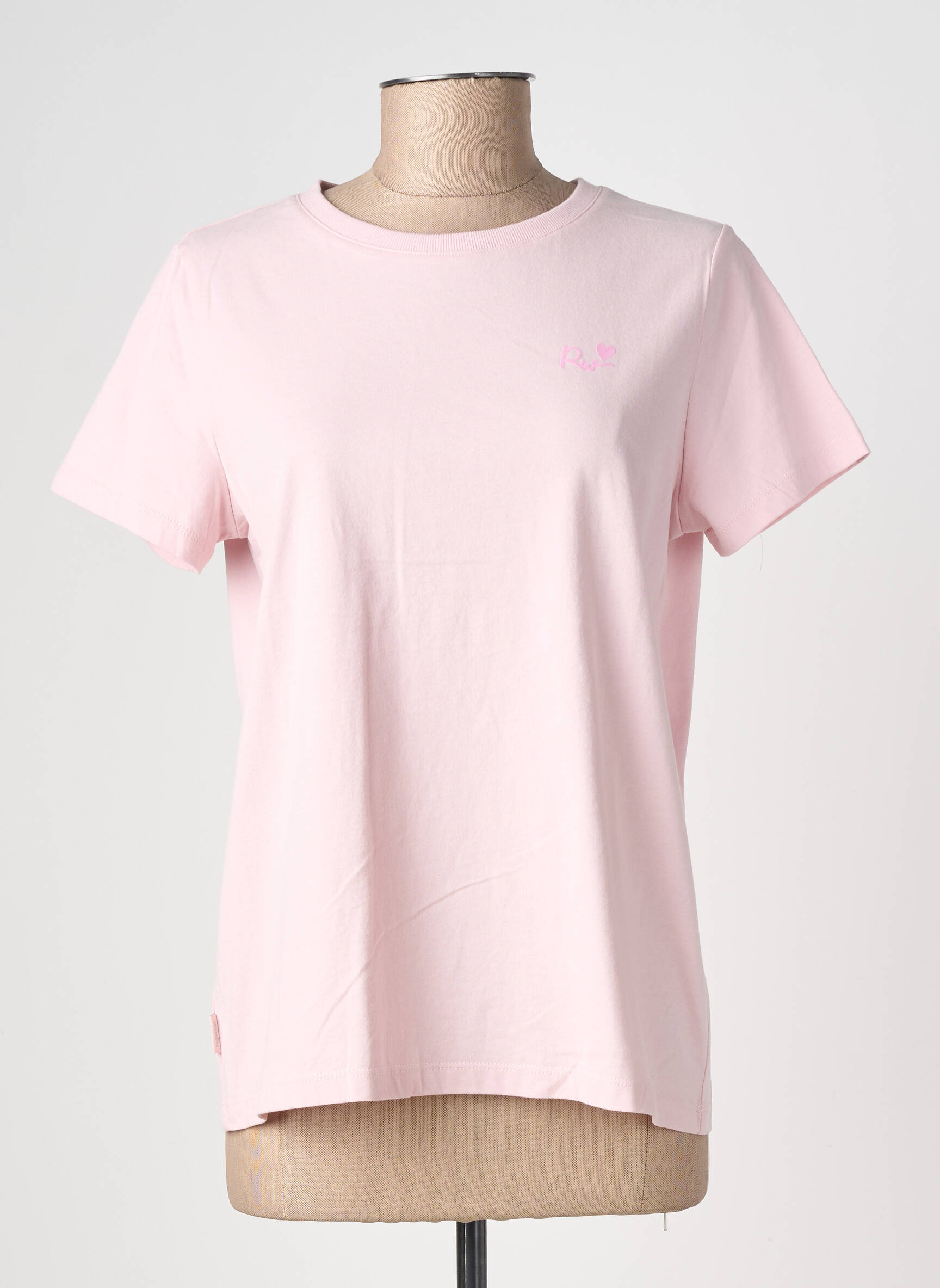 T-shirt stretch manches courtes rose RAGWEAR femme