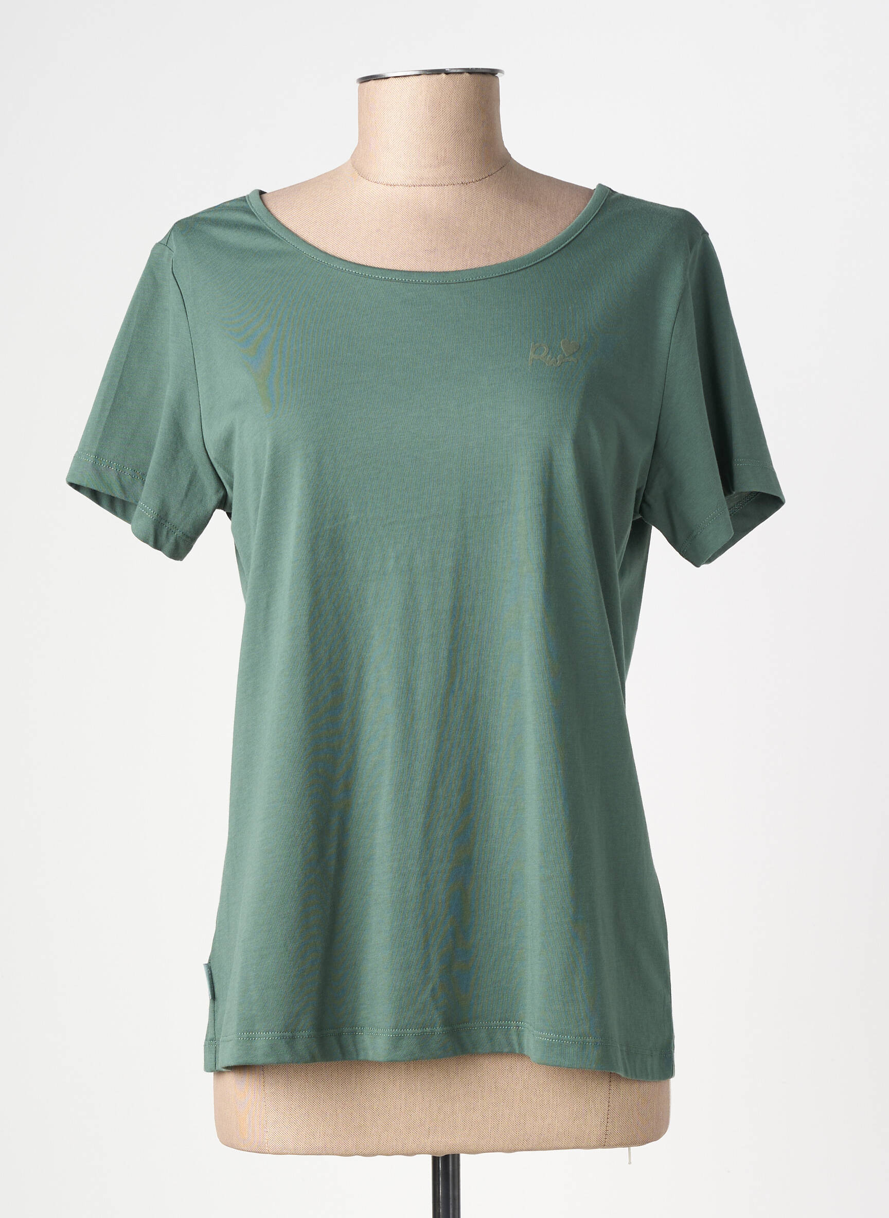 T-shirt stretch manches courtes vert RAGWEAR femme