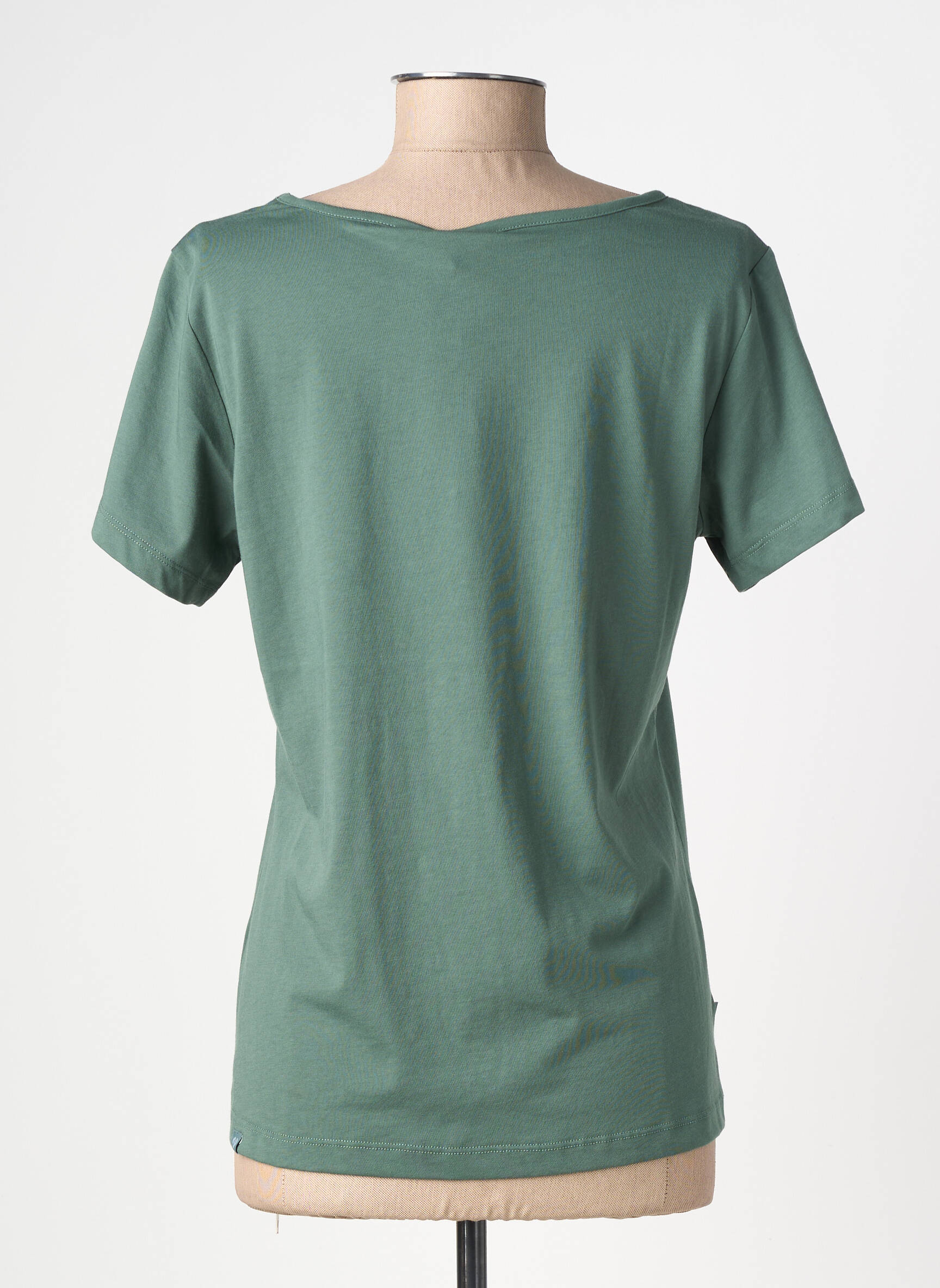 T-shirt stretch manches courtes vert RAGWEAR femme