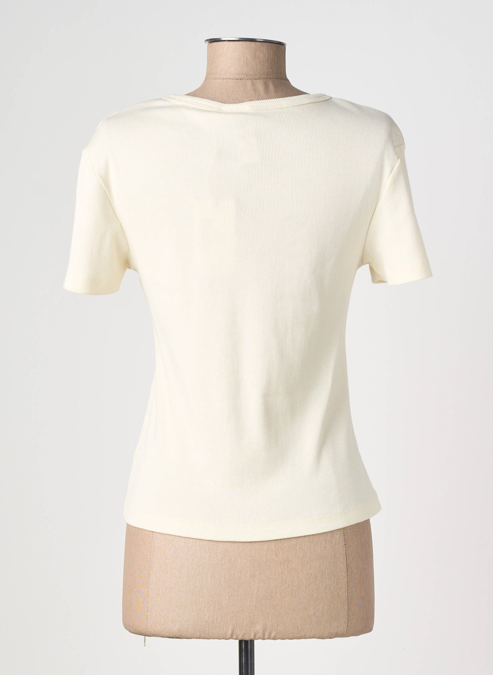 T-shirt stretch manches courtes beige RAGWEAR femme