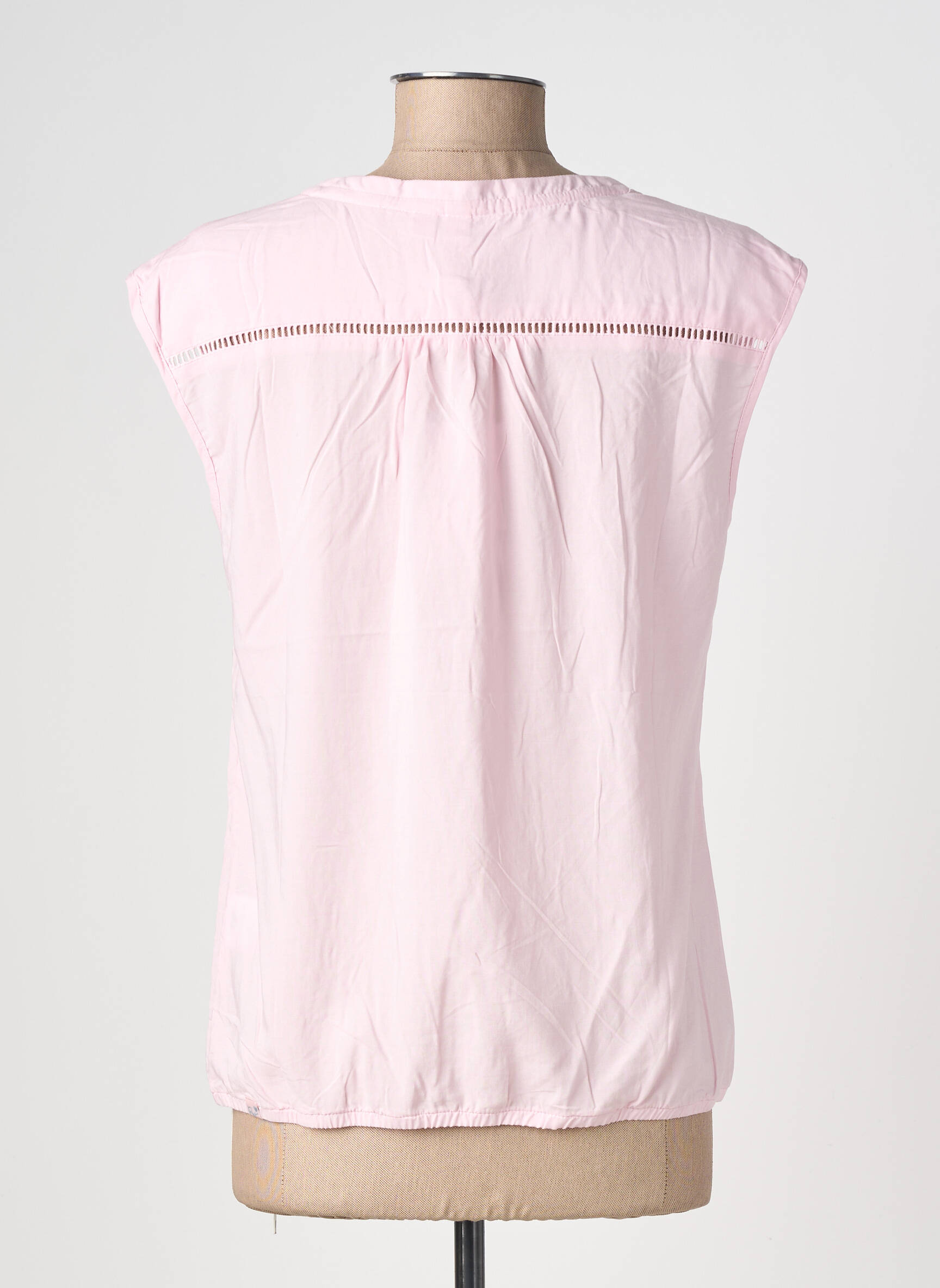 Blouse col v sans manche rose RAGWEAR femme
