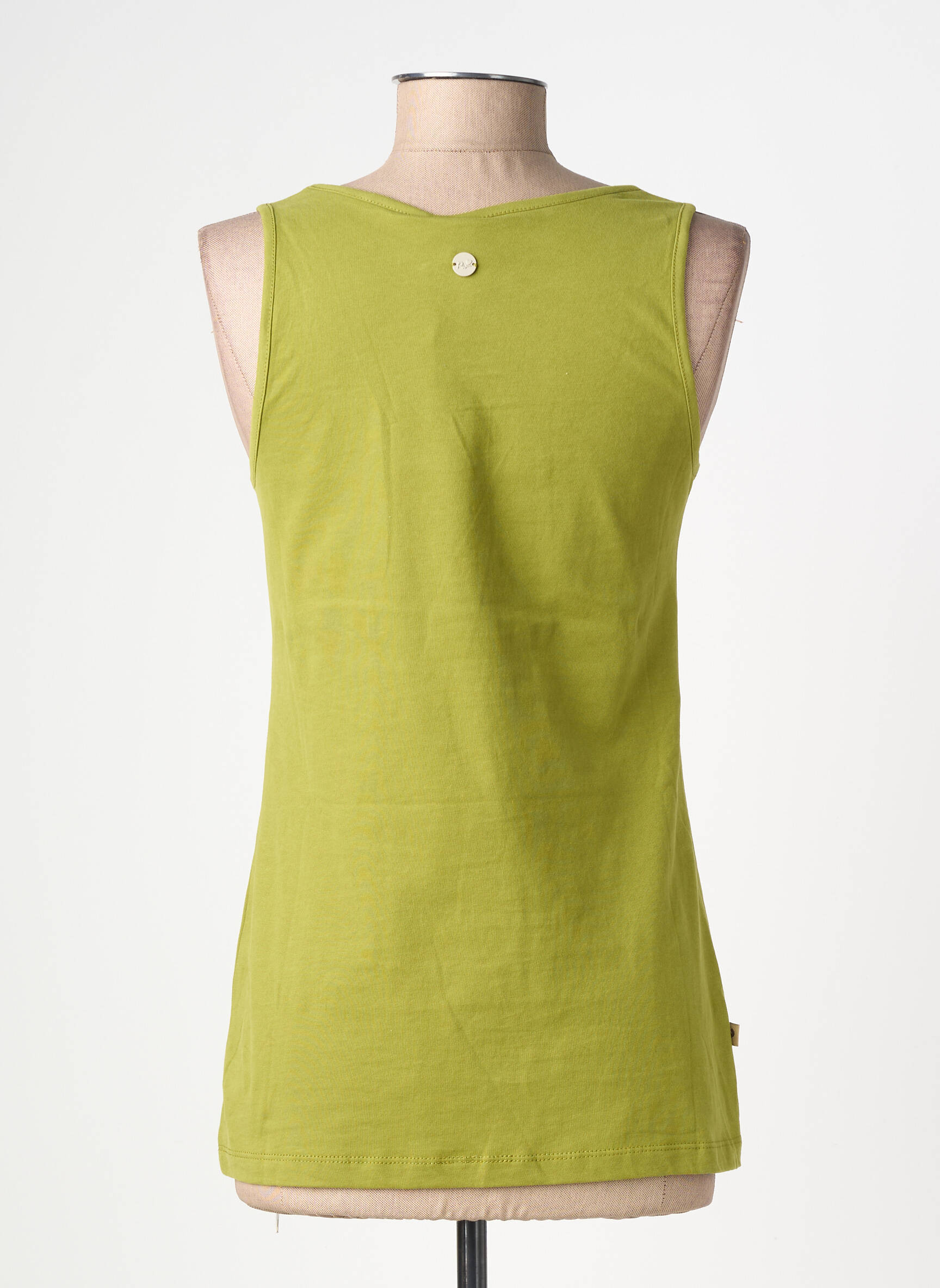 Débardeur coupe ajustée sans manche vert RAGWEAR femme
