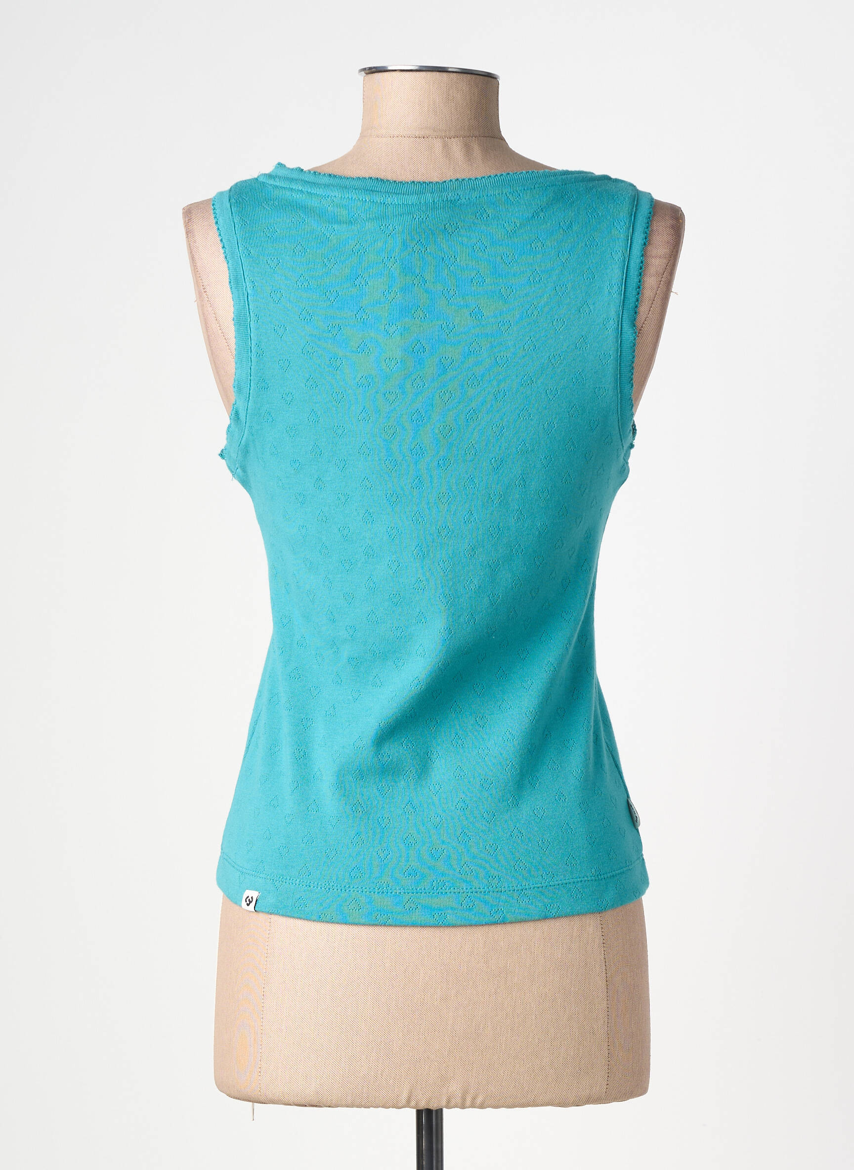 T-shirt stretch fines bretelles vert RAGWEAR femme