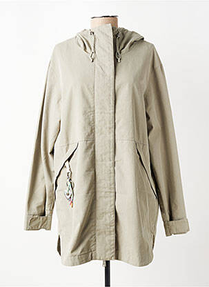 Parka manches longues a capuche vert RAGWEAR homme