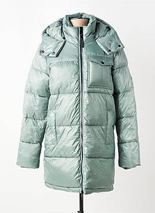 Doudoune manches longues a capuche vert RAGWEAR femme