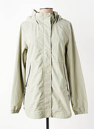 Imperméable manches longues a capuche vert RAGWEAR femme