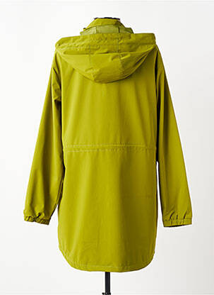 Imperméable fermeture zippée sur le devant a capuche vert RAGWEAR femme
