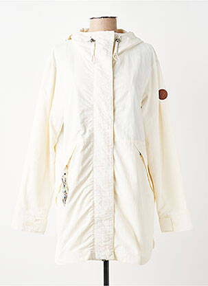 Parka fermeture zippée sur le devant a capuche beige RAGWEAR femme