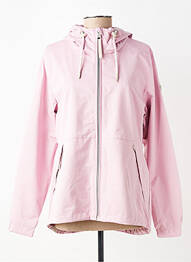 Coupe-vent manches longues a capuche rose RAGWEAR femme
