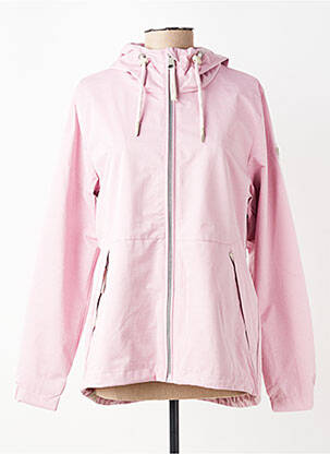 Coupe-vent manches longues a capuche rose RAGWEAR femme