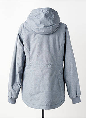 Doudoune manches longues a capuche bleu RAGWEAR femme