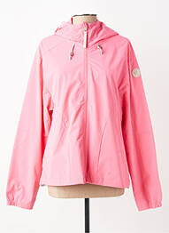 Coupe-vent manches longues a capuche rose RAGWEAR femme