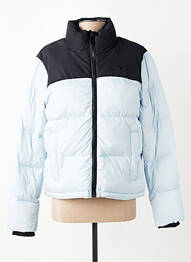 Doudoune manches longues a capuche bleu RAGWEAR femme