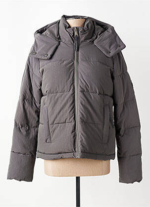 Doudoune manches longues a capuche gris RAGWEAR femme