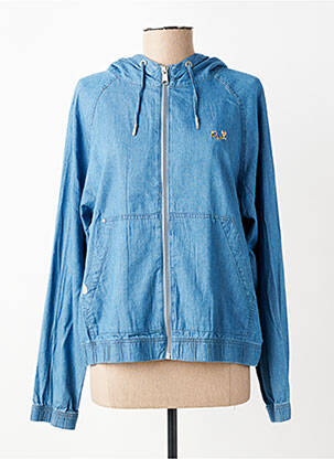 Veste casual coupe droite bleu RAGWEAR femme