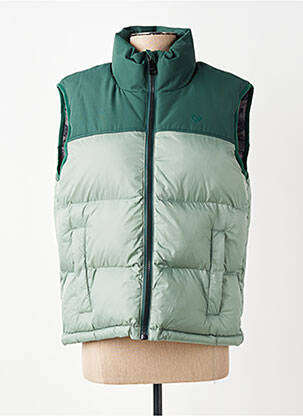 Doudoune poches sans capuche vert RAGWEAR femme