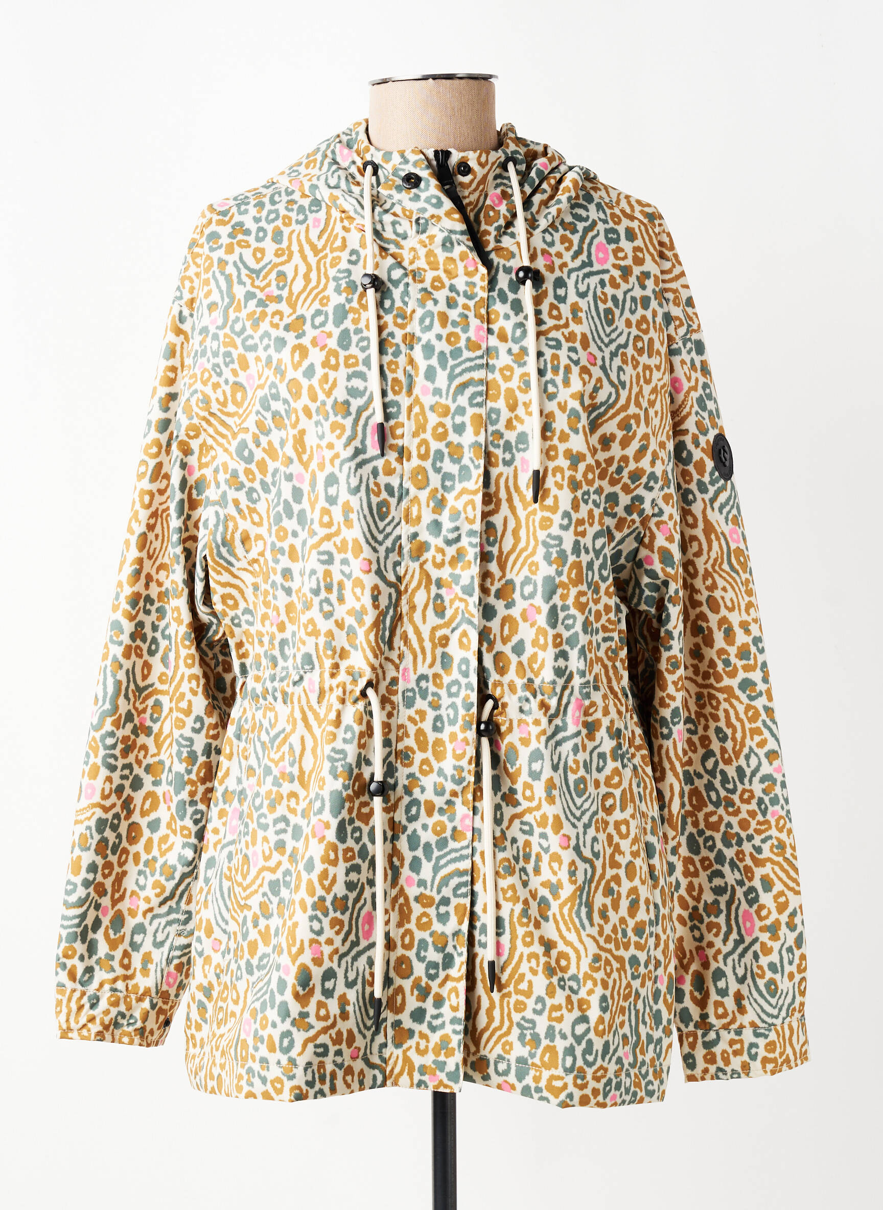 Coupe-vent finition intérieure doublée a capuche marron RAGWEAR femme