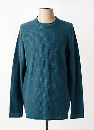 Pull stretch manches longues bleu RAGWEAR homme