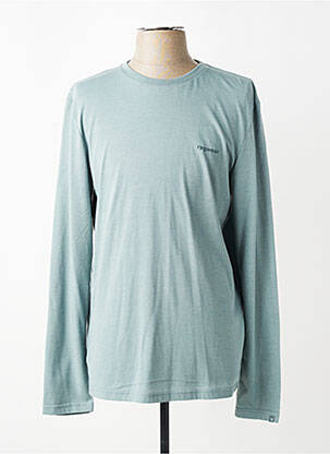 T-shirt coupe cintrée manches longues bleu RAGWEAR homme