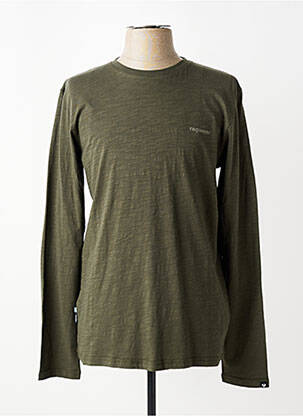T-shirt coupe cintrée manches longues vert RAGWEAR homme
