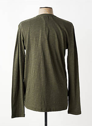T-shirt coupe cintrée manches longues vert RAGWEAR homme