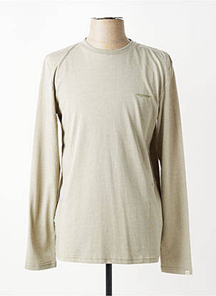T-shirt coupe cintrée manches longues vert clair RAGWEAR homme