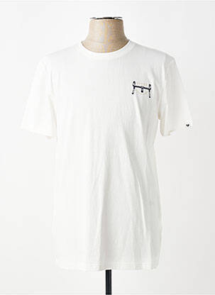 T-shirt coupe cintrée manches courtes blanc RAGWEAR homme