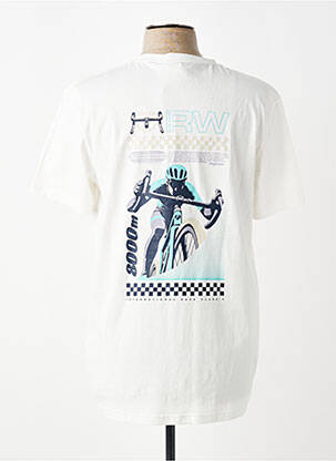 T-shirt coupe cintrée manches courtes blanc RAGWEAR homme