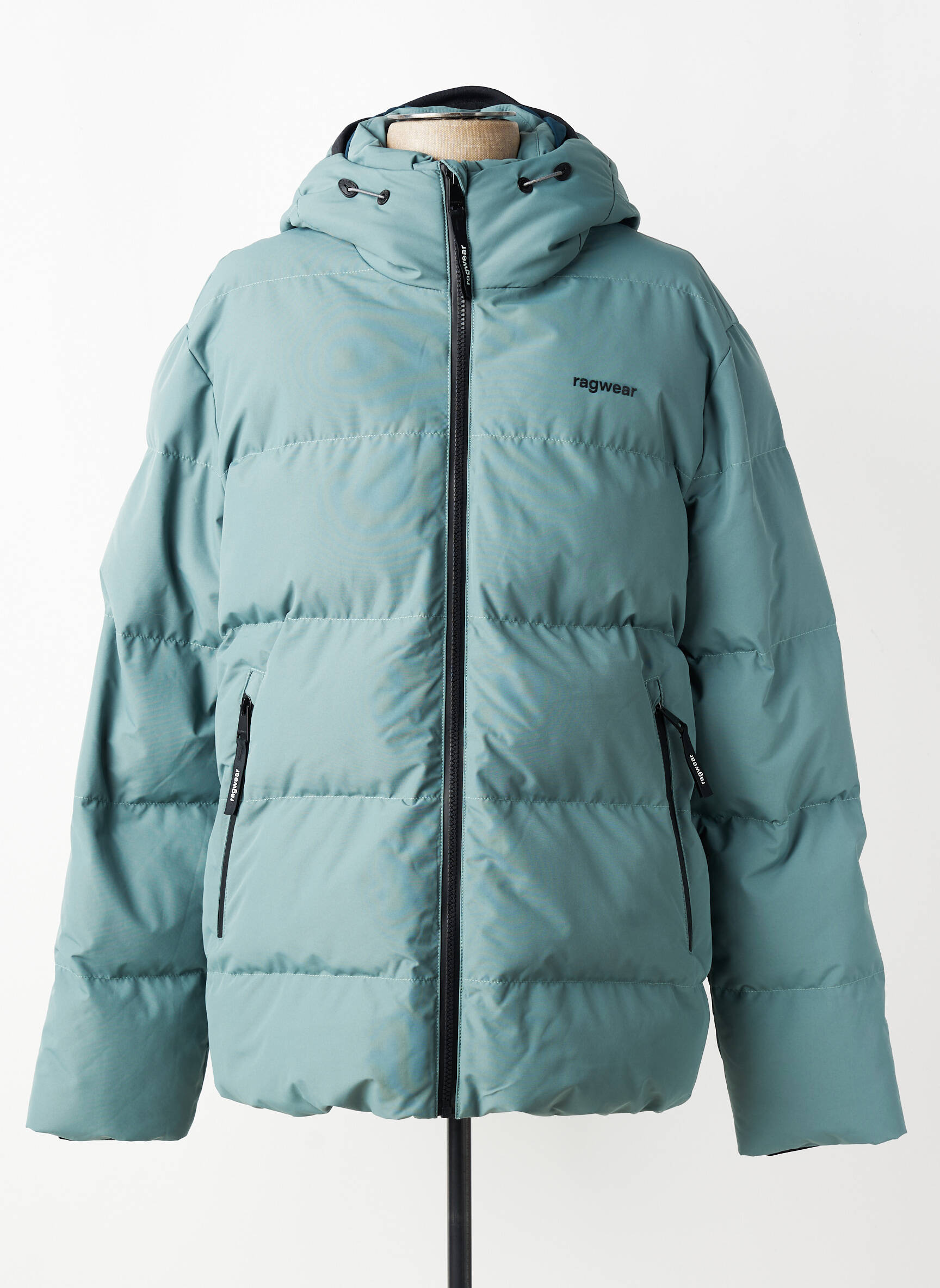 Doudoune poches a capuche bleu RAGWEAR homme