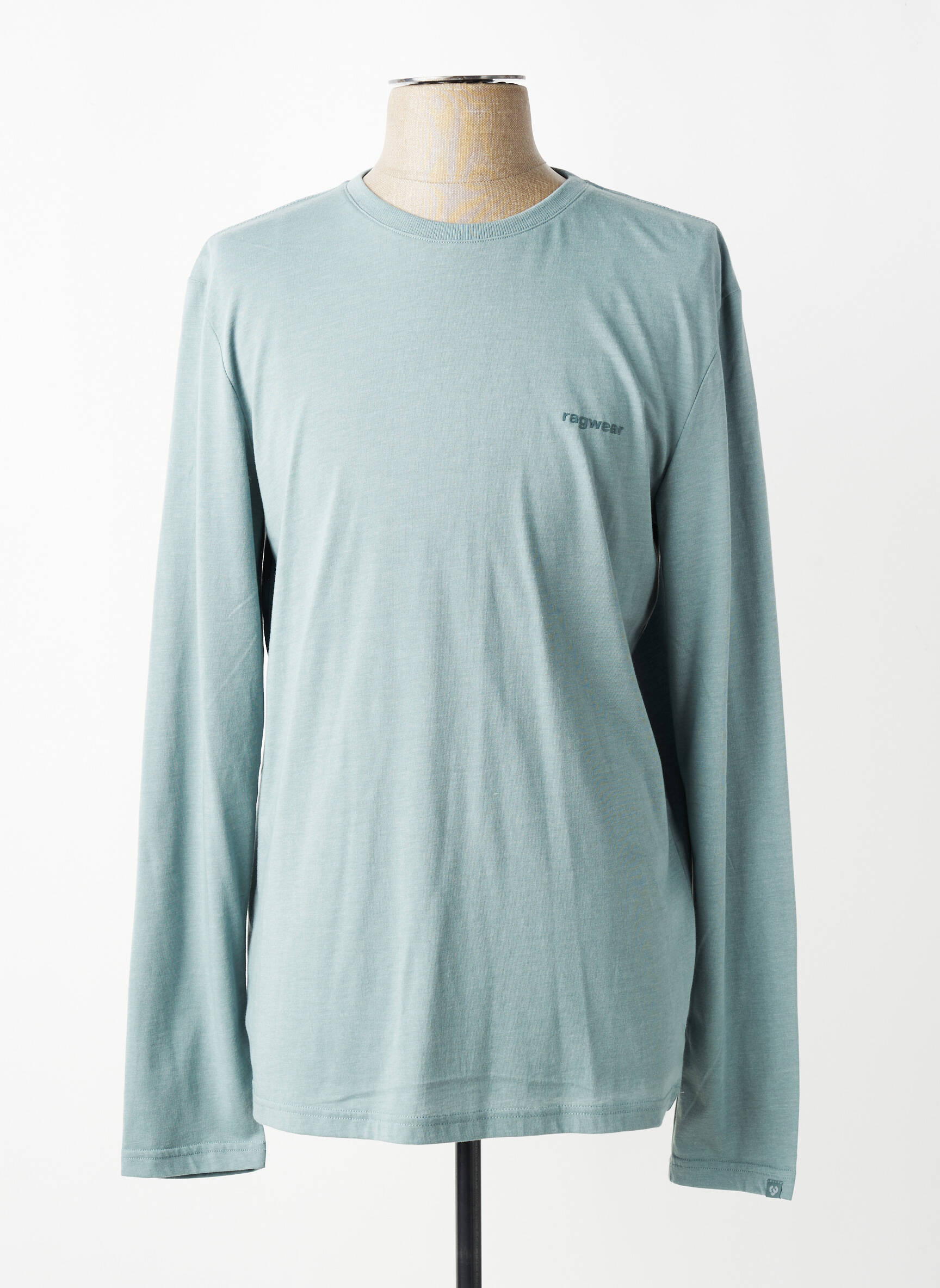 T-shirt coupe cintrée manches longues bleu RAGWEAR homme