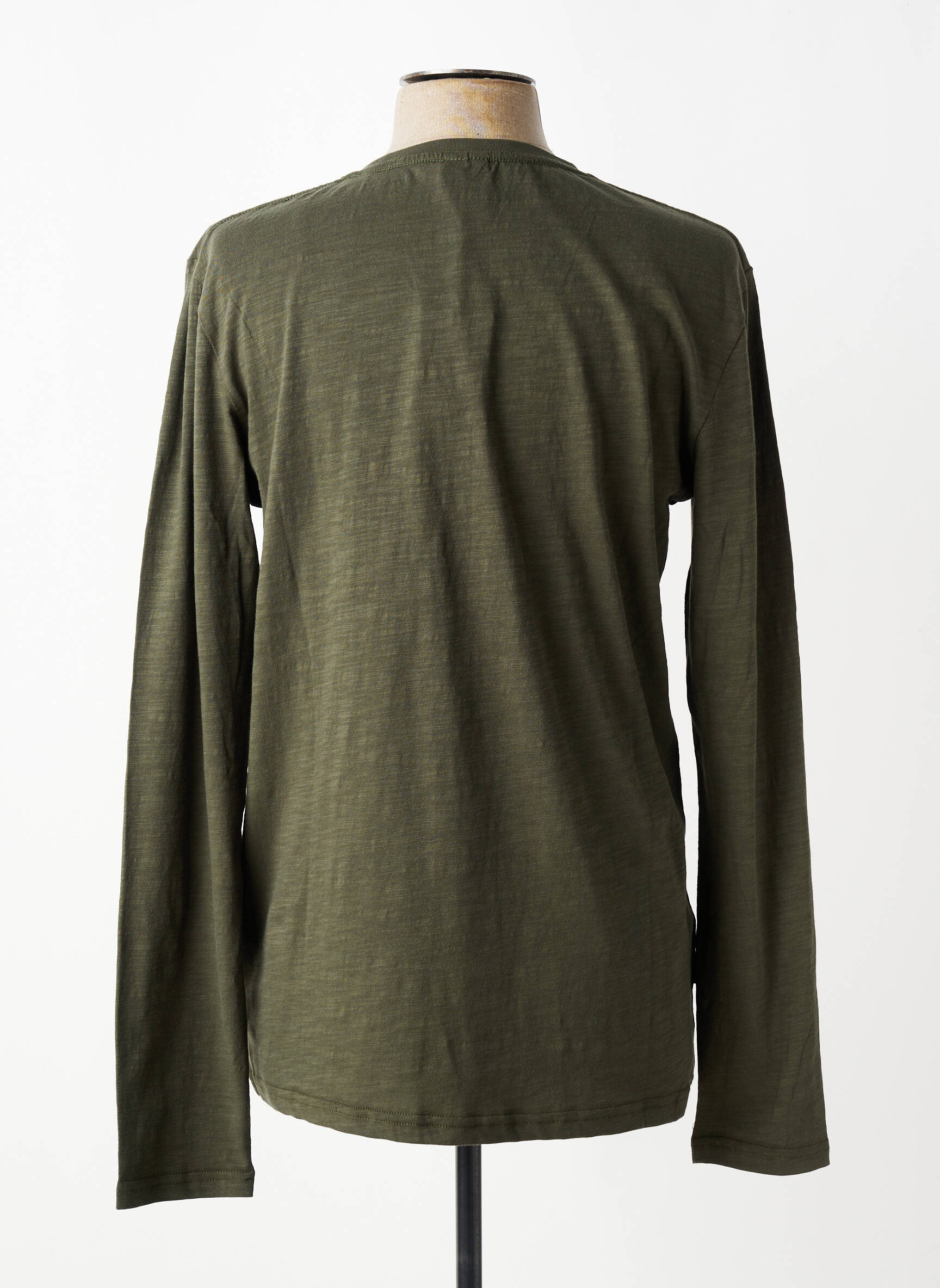 T-shirt coupe cintrée manches longues vert RAGWEAR homme