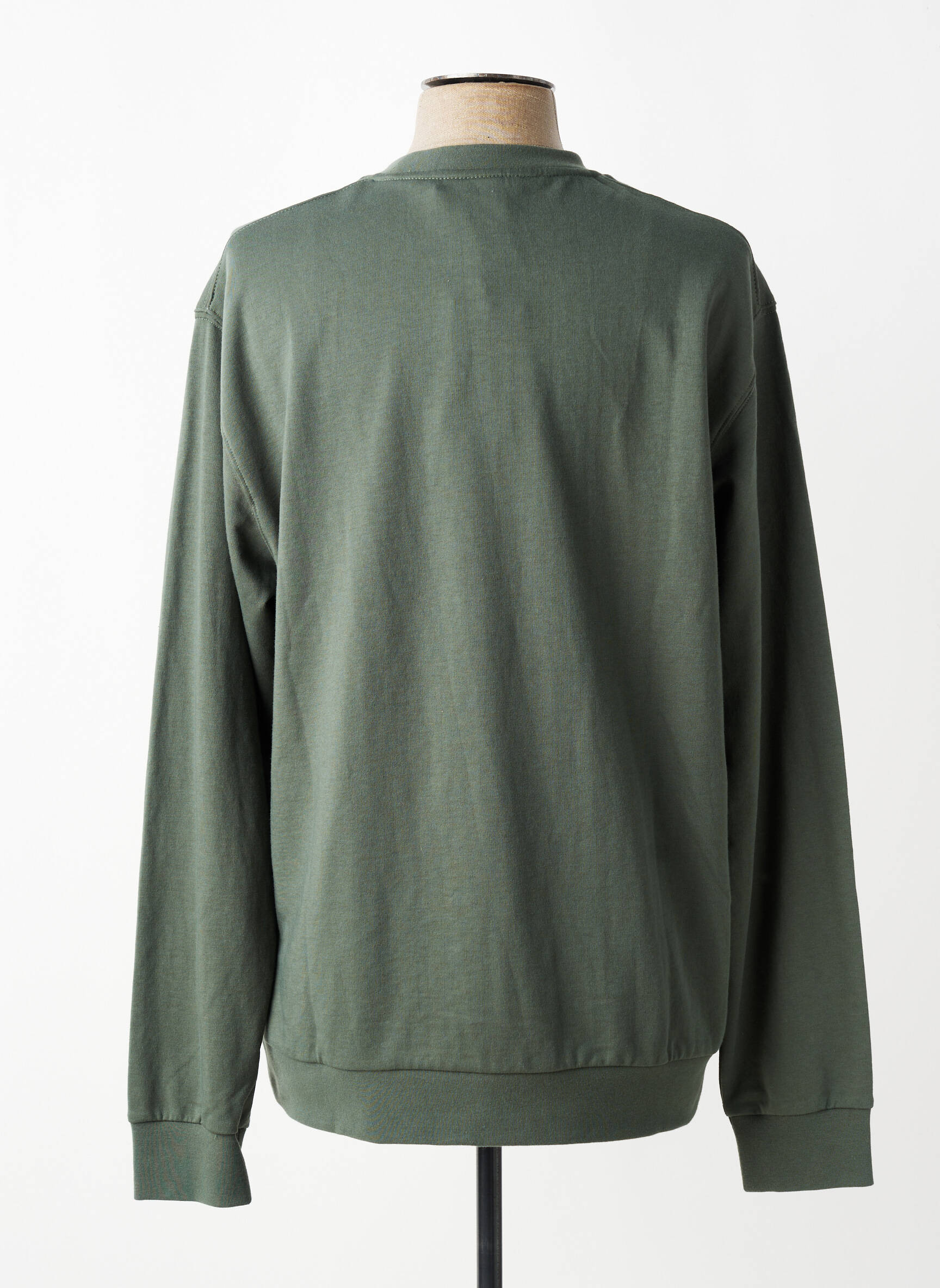 Sweat-shirt stretch manches longues vert RAGWEAR homme