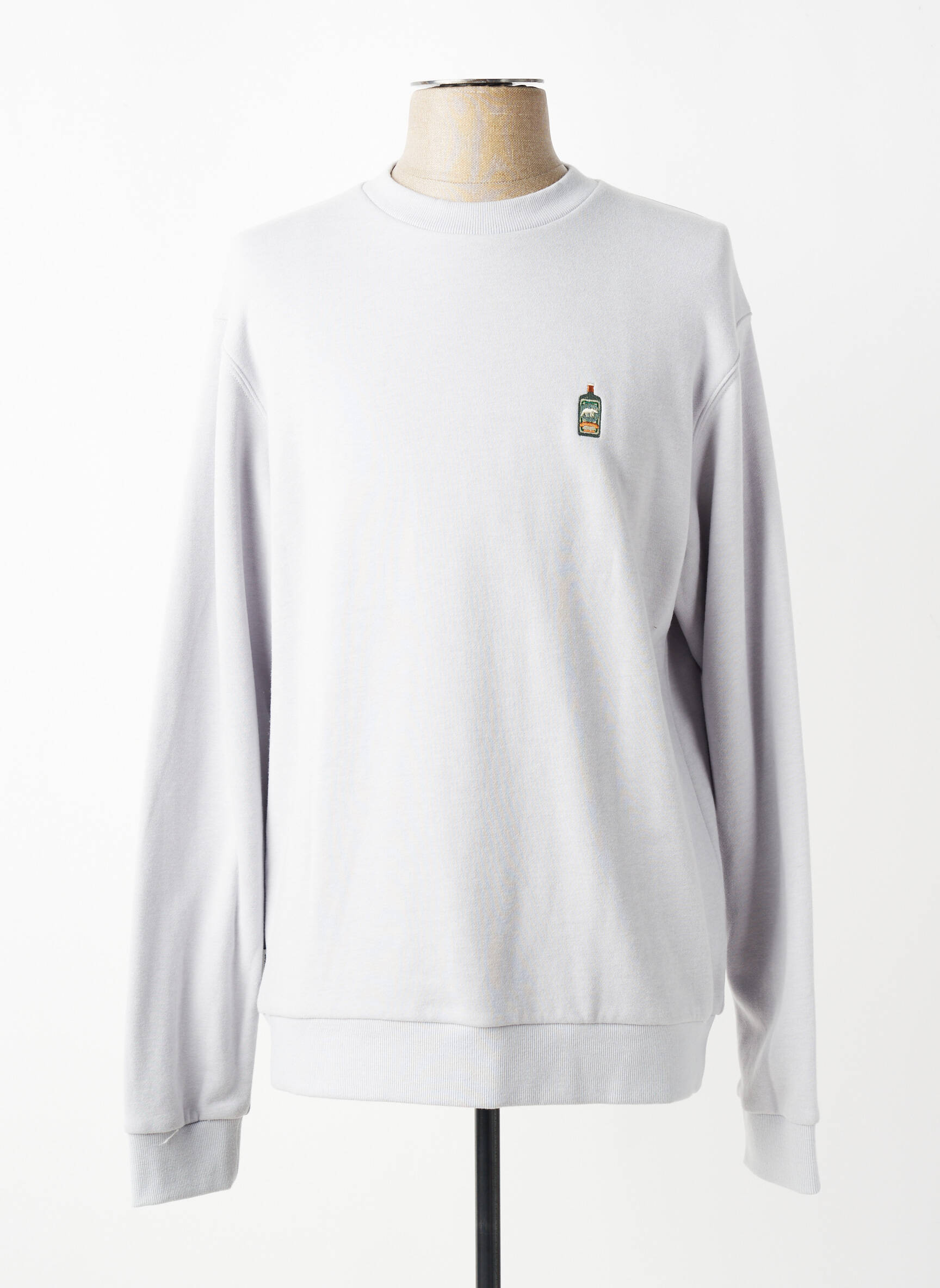 Sweat-shirt stretch manches longues gris RAGWEAR homme