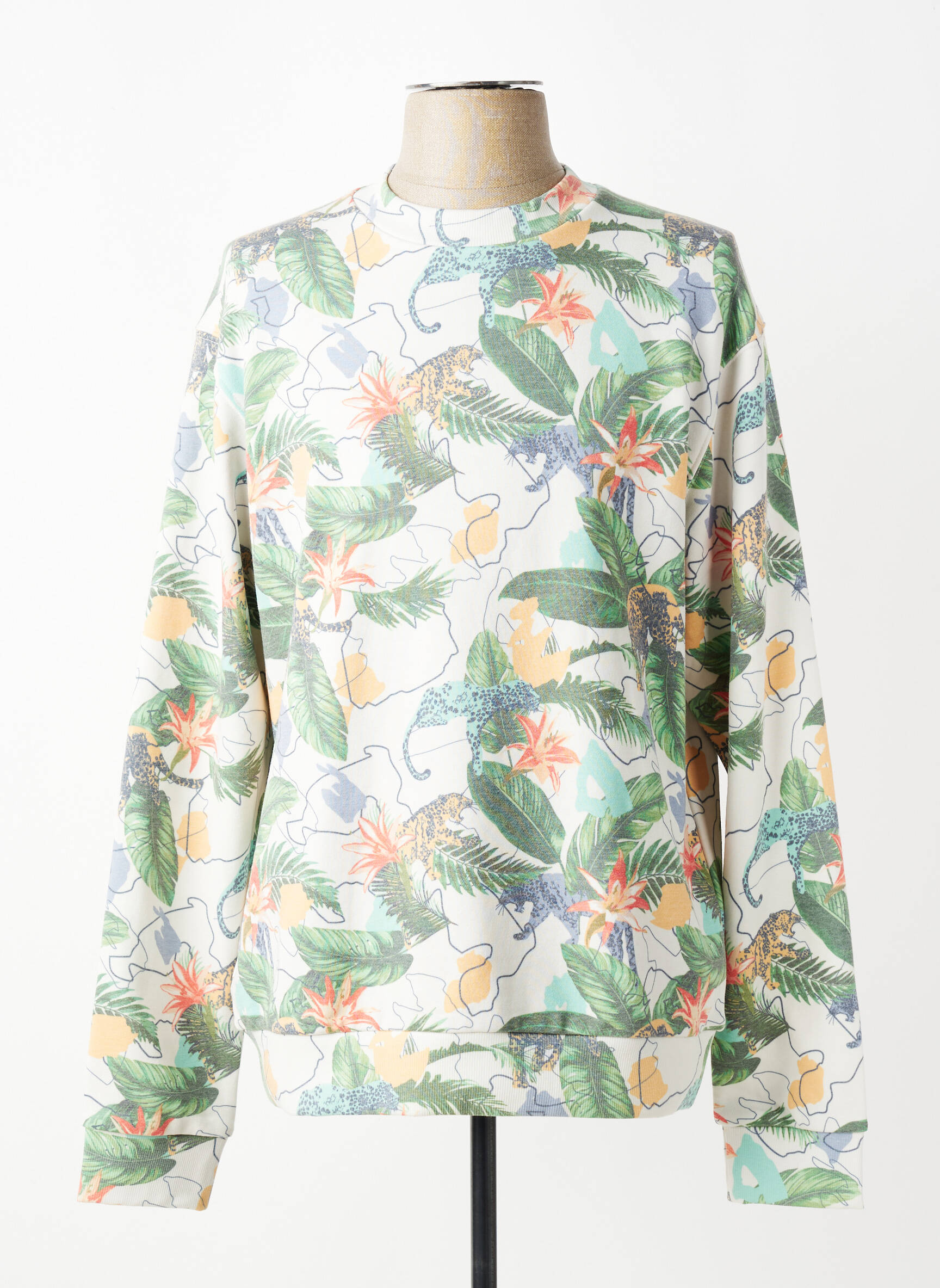 Sweat-shirt stretch manches longues vert RAGWEAR homme