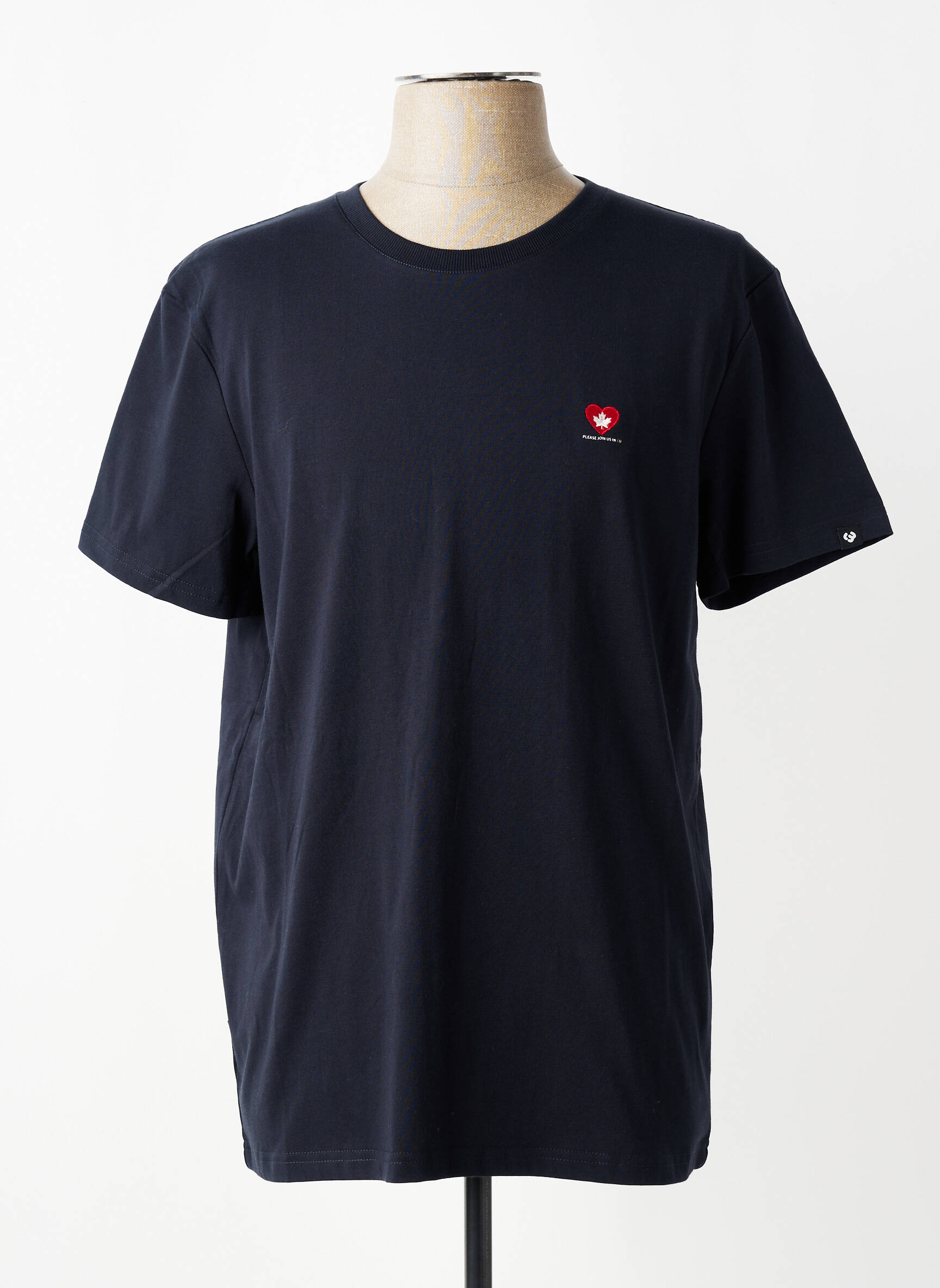T-shirt coupe cintrée manches courtes bleu RAGWEAR homme