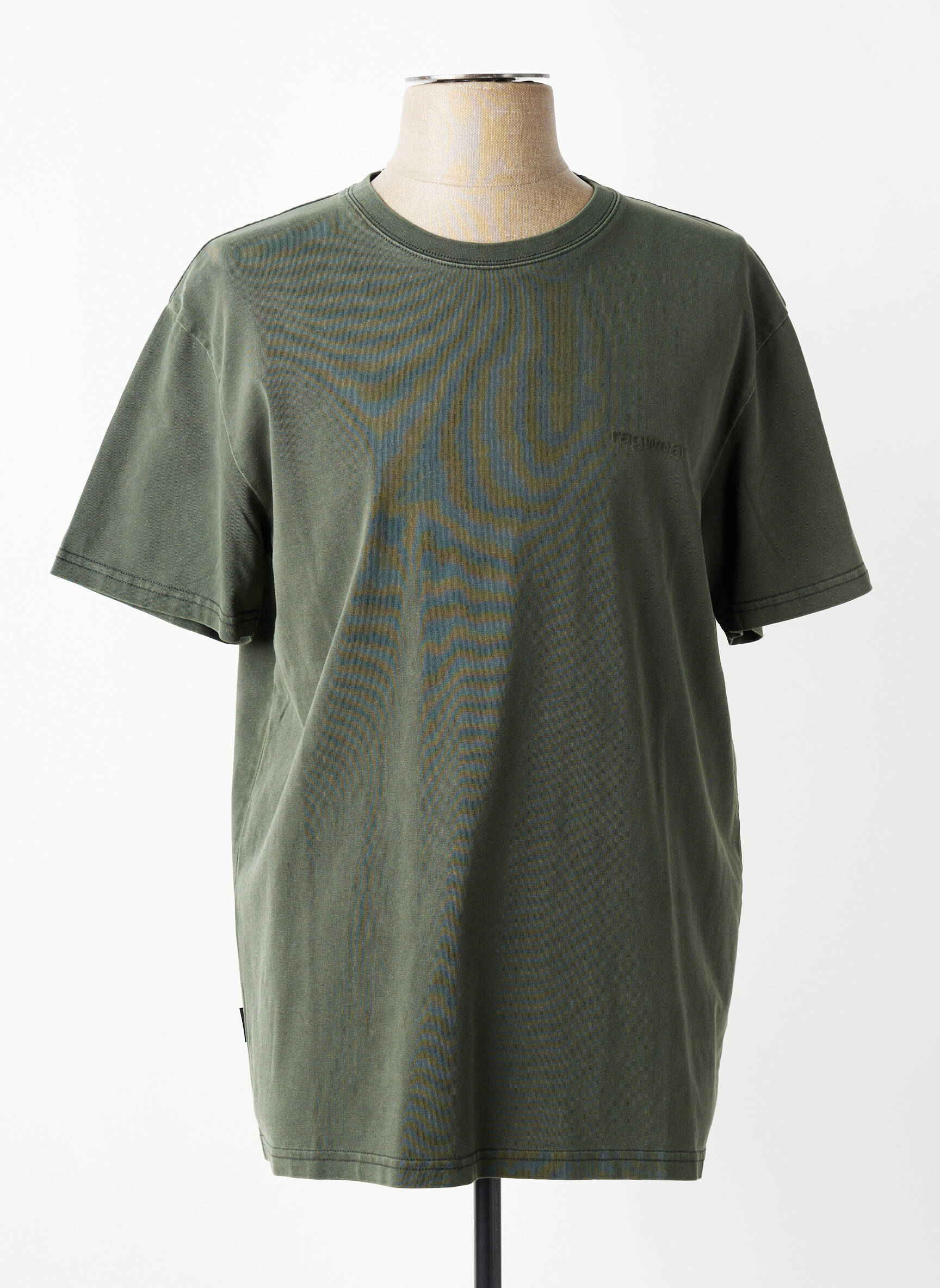 T-shirt coupe cintrée manches courtes vert RAGWEAR homme
