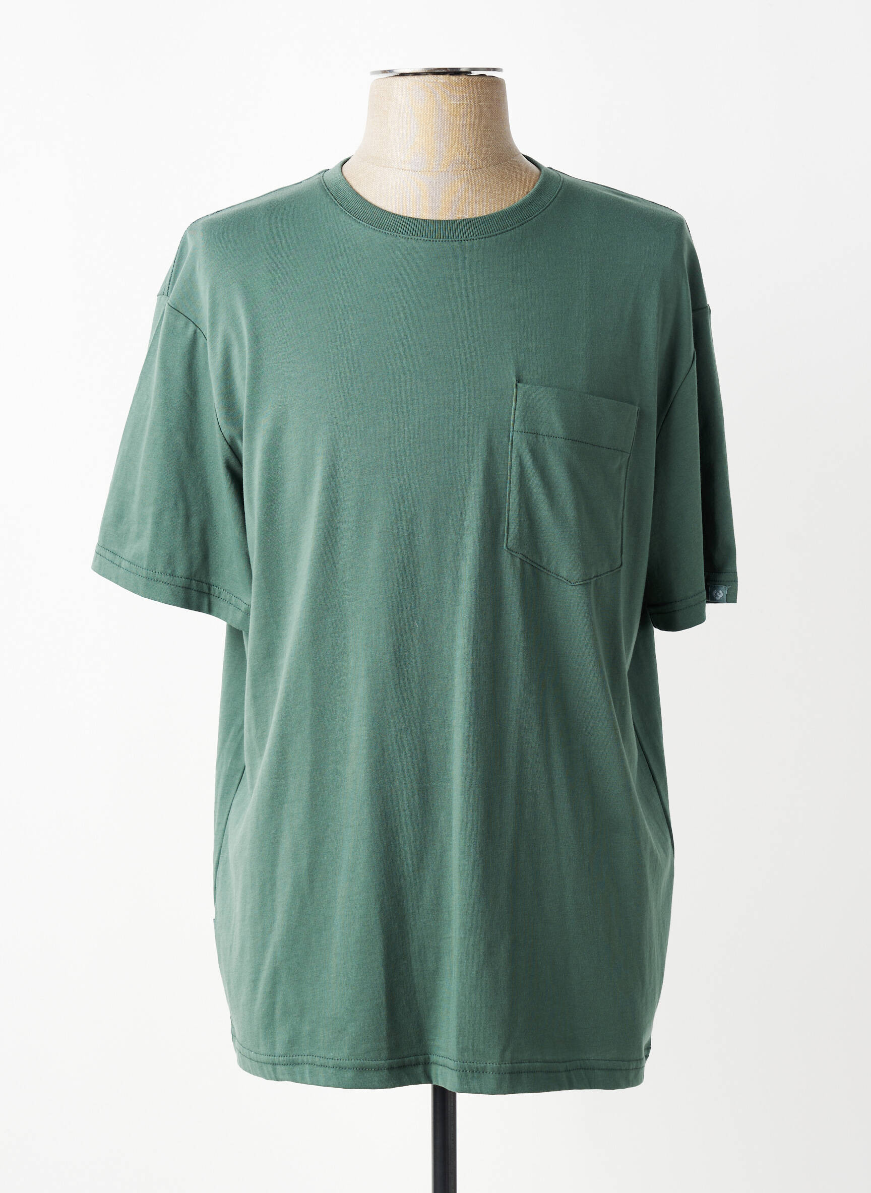 T-shirt coupe cintrée manches courtes vert RAGWEAR homme