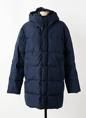 Doudoune poches a capuche bleu RAGWEAR homme