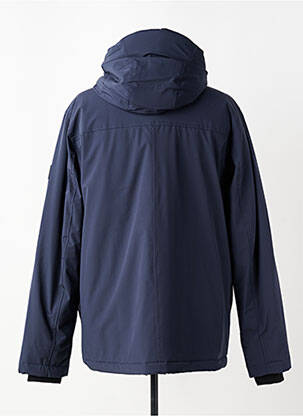 Doudoune poches a capuche bleu RAGWEAR homme