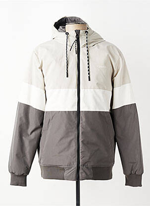 Doudoune poches a capuche gris RAGWEAR homme