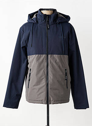Doudoune poches a capuche bleu RAGWEAR homme