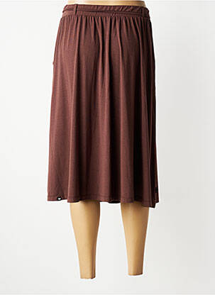Jupe mi-longue taille normale marron RAGWEAR femme