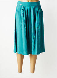 Jupe mi-longue fermeture zip latéral vert RAGWEAR femme