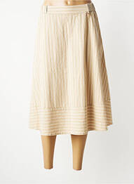 Jupe mi-longue coupe évasée beige RAGWEAR femme