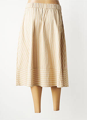 Jupe mi-longue coupe évasée beige RAGWEAR femme