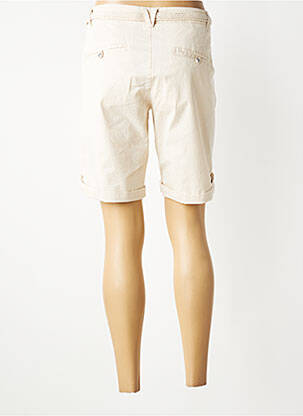 Bermuda taille à pinces taille normale beige RAGWEAR femme