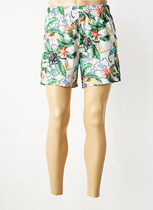 Short de bain imprimé tie and dye vert RAGWEAR homme