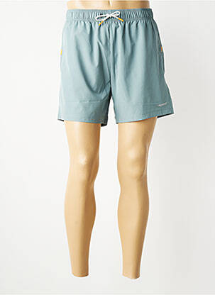 Short de bain effet matière satinée bleu RAGWEAR homme